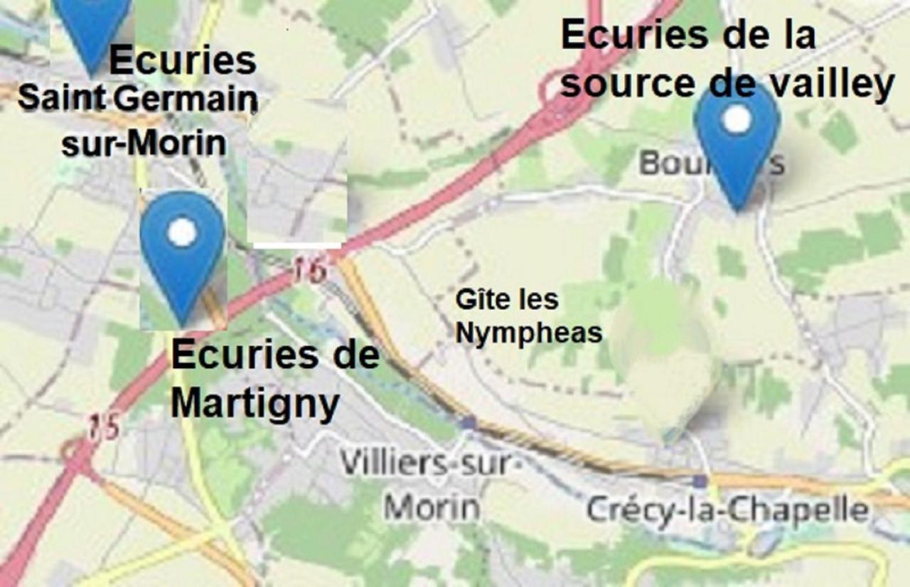 Les Nympheas, Appart Au Calme Et Grand Jardin A 15 Min De Disneyland, Crecy-la-Chapelle Exterior foto